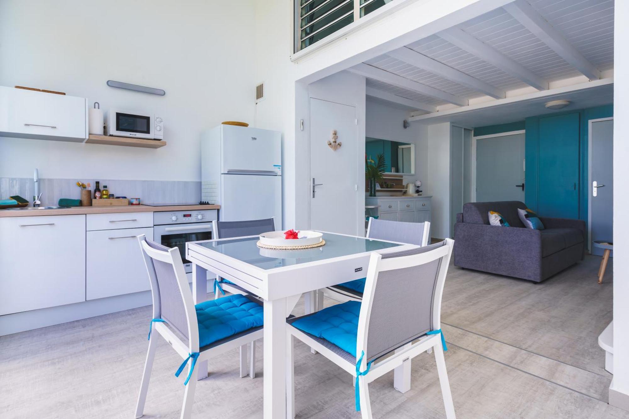 Le Touloublue - Tres Bel Appartement Face A La Mer Sainte-Anne  Eksteriør bilde