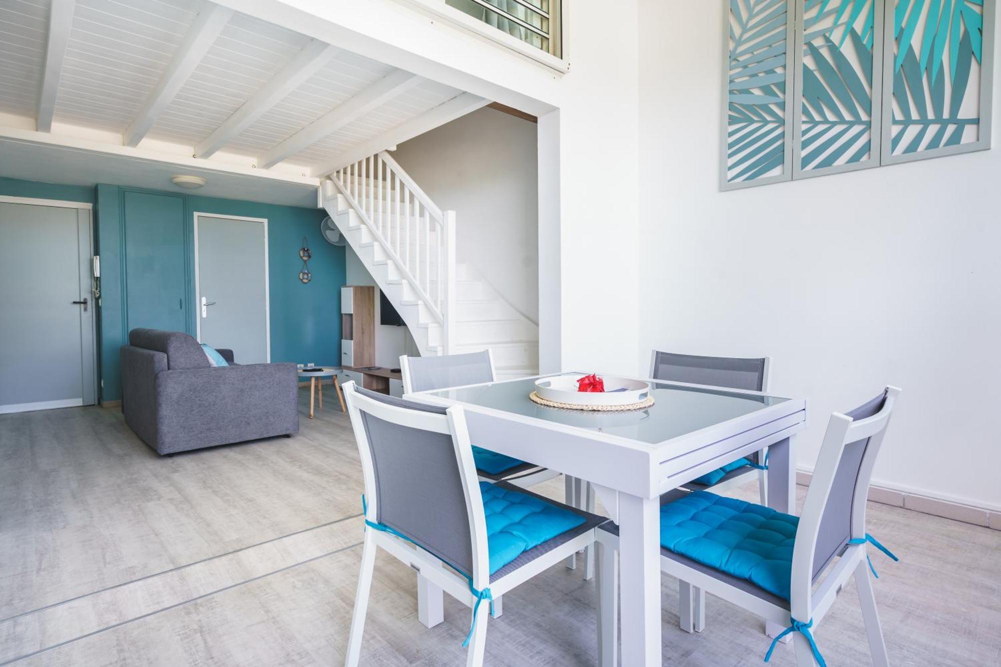 Le Touloublue - Tres Bel Appartement Face A La Mer Sainte-Anne  Eksteriør bilde